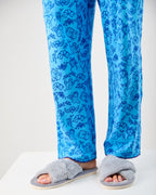 The Ruffle Pyjama - Bottoms Blue