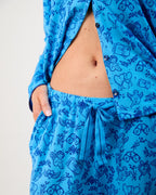 The Blue Ruffle Pyjama Set